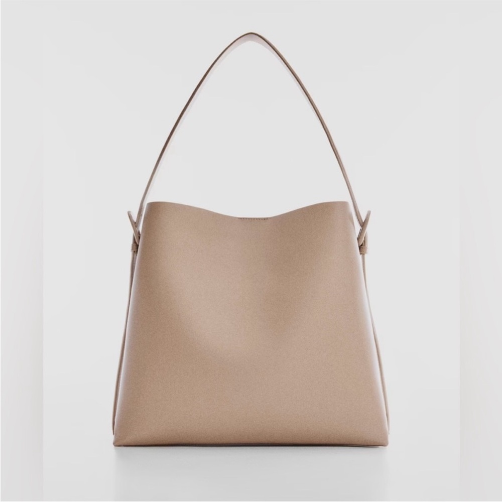Mango Shopper Bag with buckle